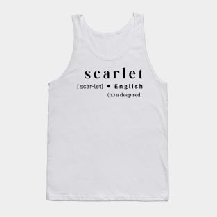 Scarlet Tank Top